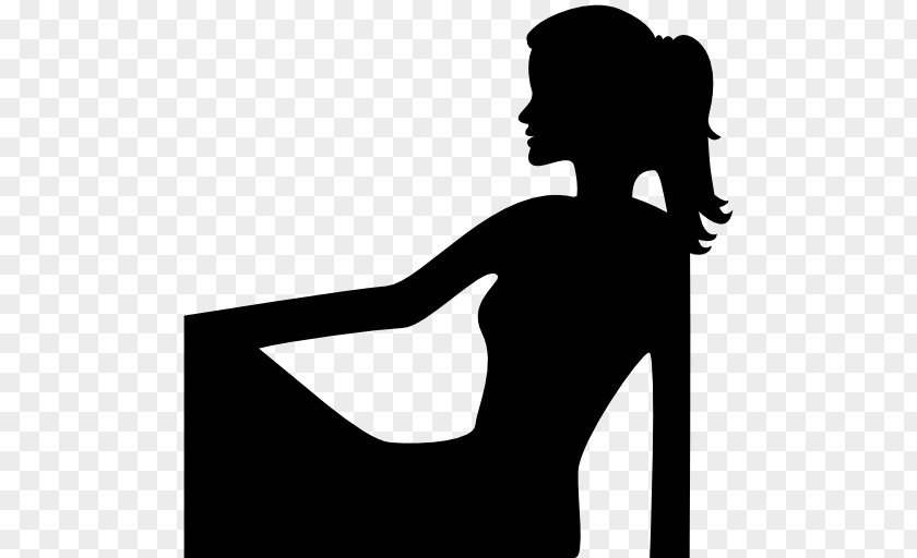 Silhouette Woman Download PNG