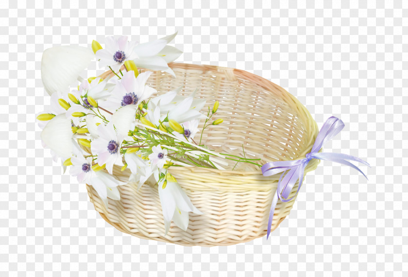 Design Floral Food Gift Baskets PNG