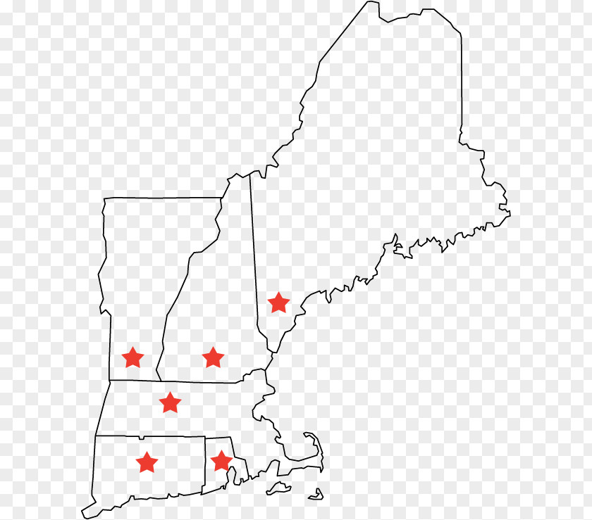 Map New England Colonies Thirteen Clip Art PNG