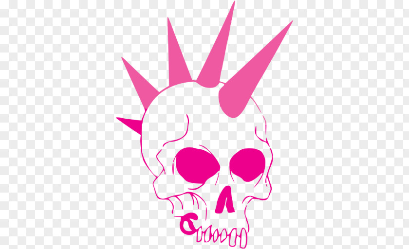 Skull Punk Rock Drawing Subculture PNG