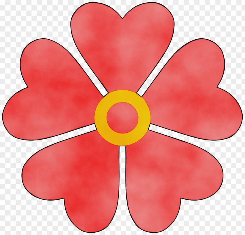Symbol Plant Petal Red Flower PNG