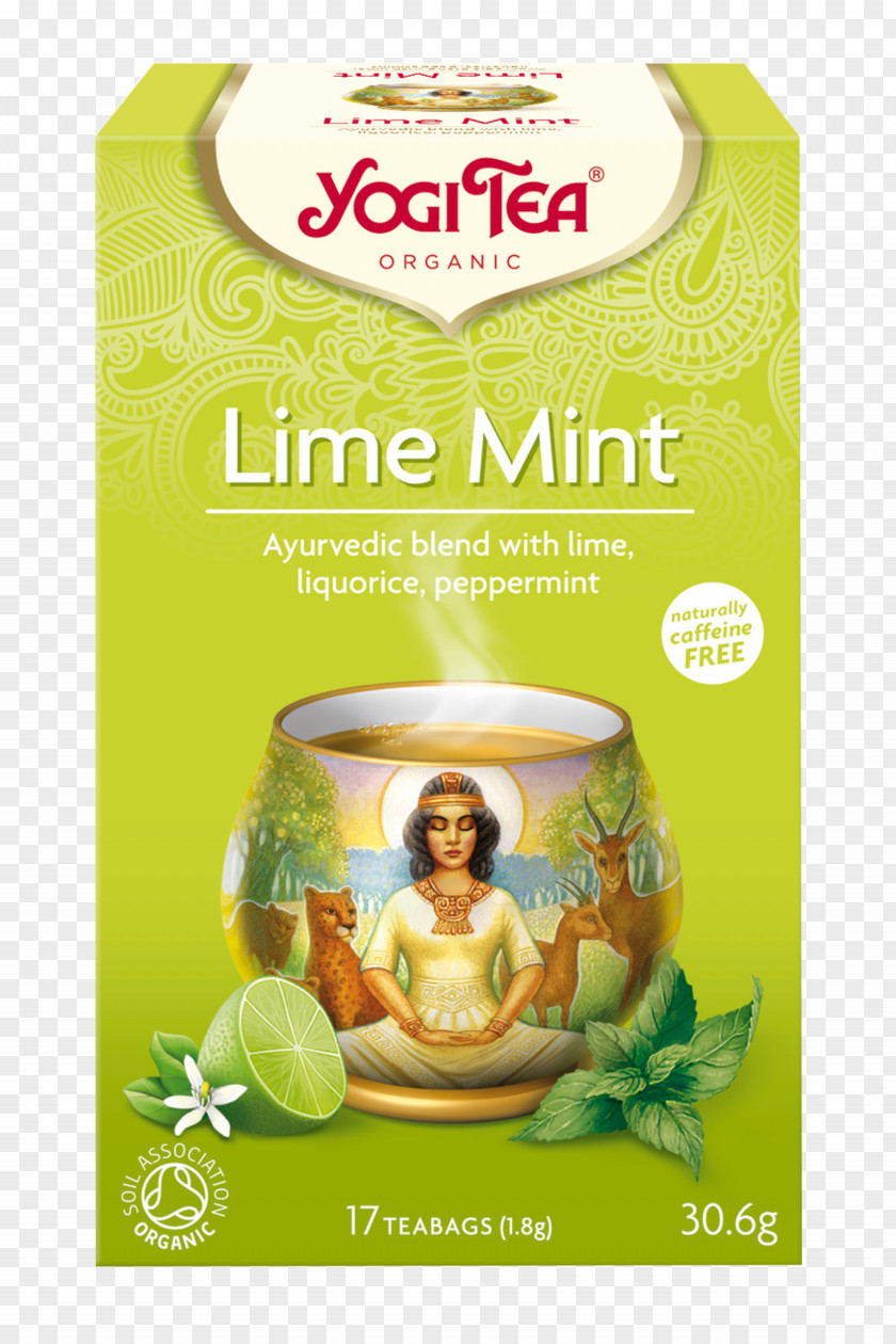 Tea Yogi Green Organic Food Mint PNG