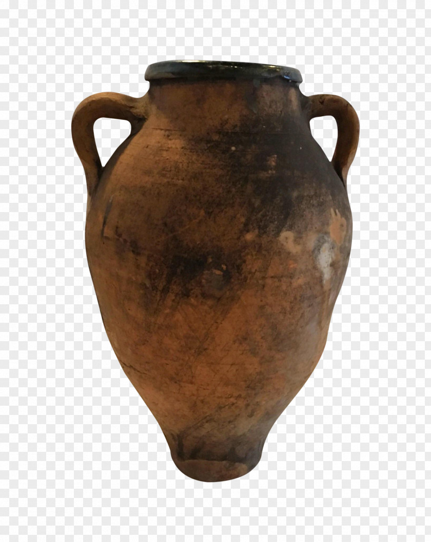 Landscaping Olive Jar Vase Ceramic Pottery Jug Urn PNG