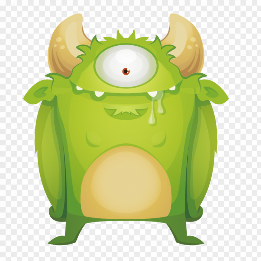 Cartoon Monster Short Story Xa1Fuera De Aquxed, Horrible Monstruo Verde! Euclidean Vector PNG