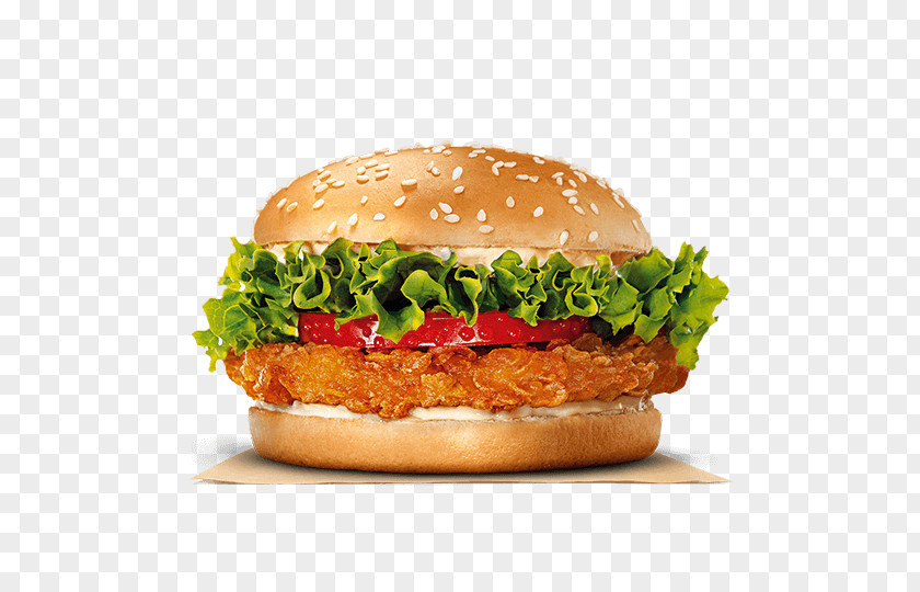 Crispy Chicken Hamburger Burger King Grilled Sandwiches Cheeseburger PNG