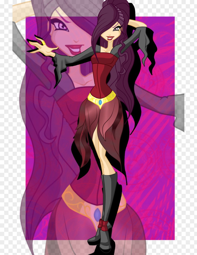 Evil Tower Aisha Witchcraft Winx Drawing Fan Art PNG