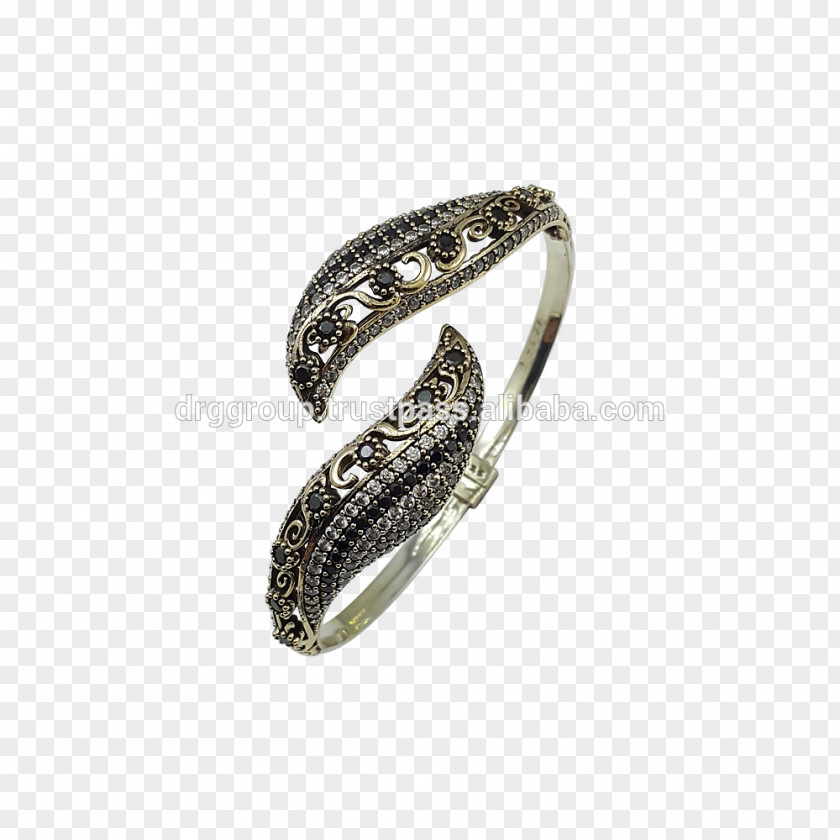 Handmade Jewelry Silver Bangle PNG