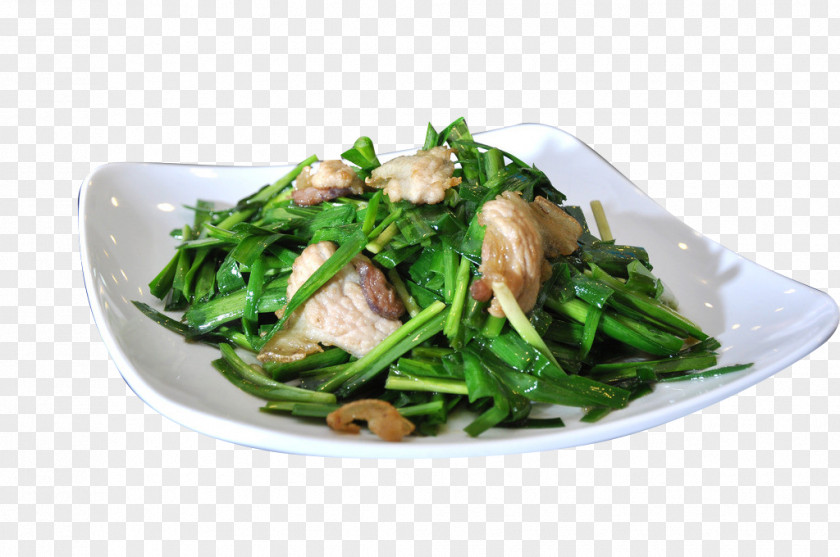 Pork With Vegetables Spinach Salad Stir Frying Meat PNG