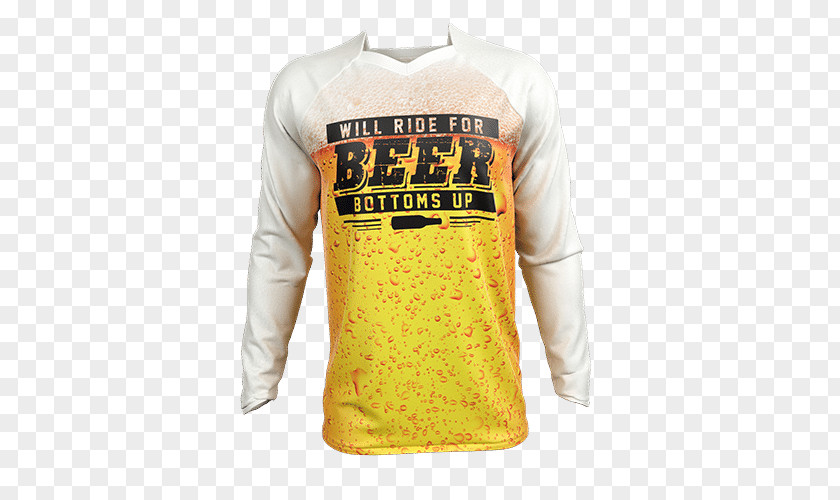 Riding Motorbike T-shirt Beer Sleeve Motocross Cycling Jersey PNG