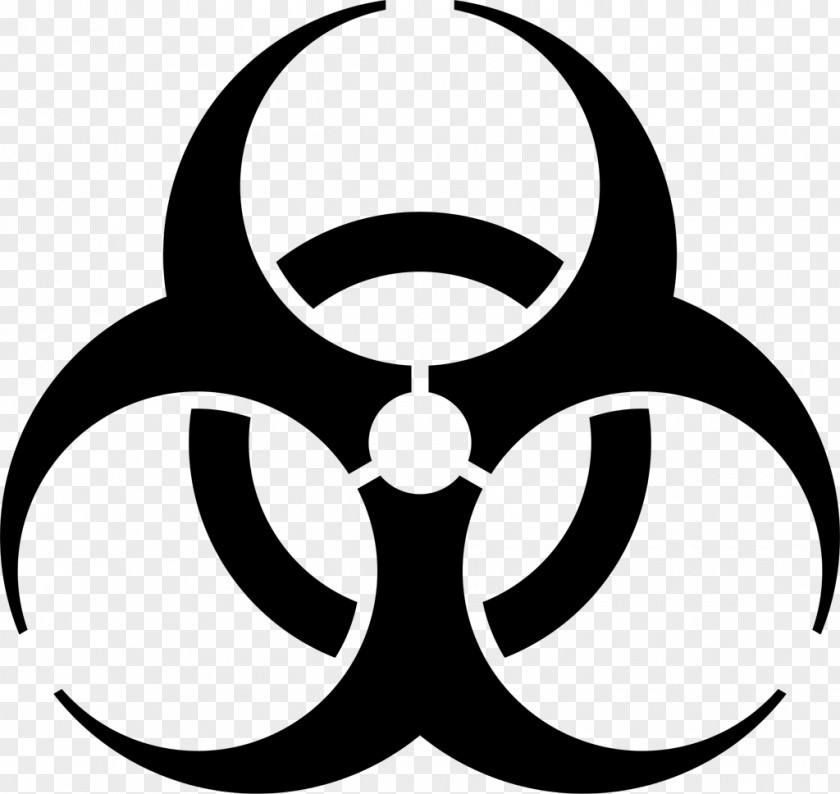 Biohazard Symbol Biological Hazard Sign Clip Art PNG