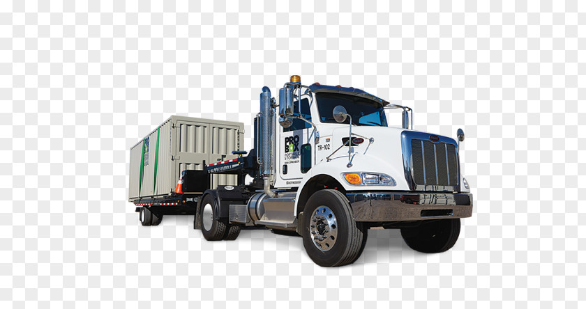Container Truck Pro Box Portable Storage Self Intermodal Shipping Cargo PNG