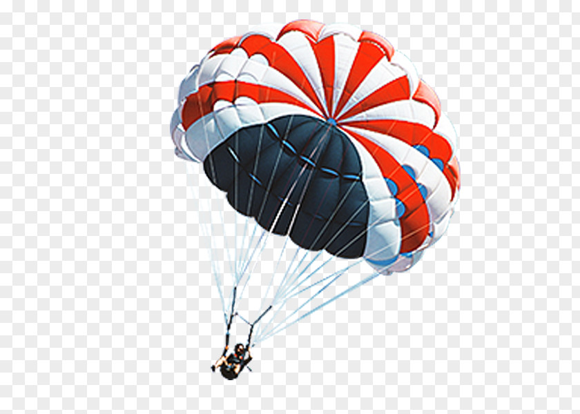 Red Parachute Sanya Villa Template PNG