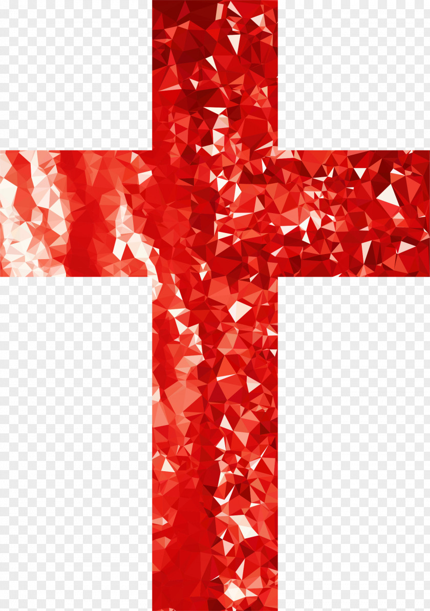 Ruby Christian Cross Crucifix PNG