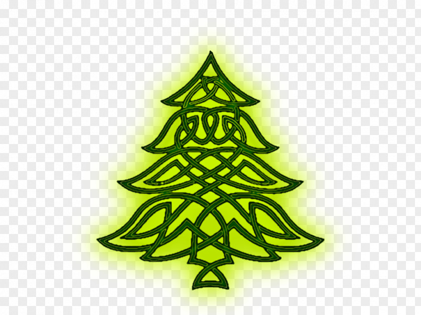 Spotlights Christmas Tree Celts Celtic Knot Art PNG