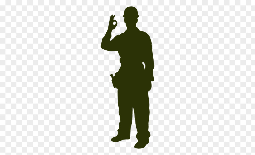 Worker Construction Laborer Silhouette PNG