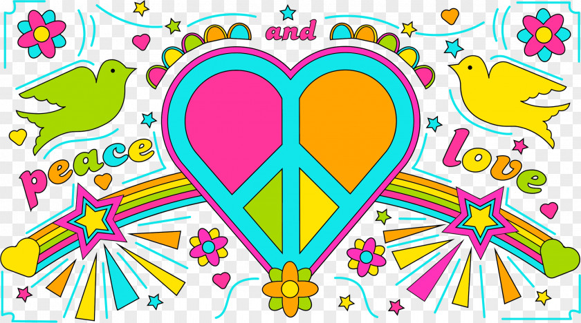 2018 Peace & Love Limerence Symbols Feeling PNG symbols Feeling, FLORAL clipart PNG