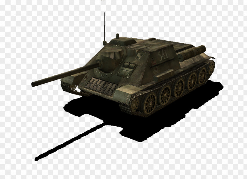 Artillery Churchill Tank Self-propelled Gun Turret PNG