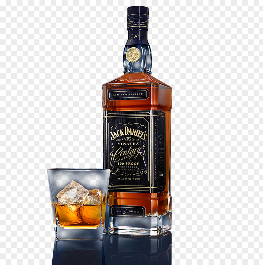 Bottle Tennessee Whiskey Distilled Beverage Bourbon Jack Daniel's PNG
