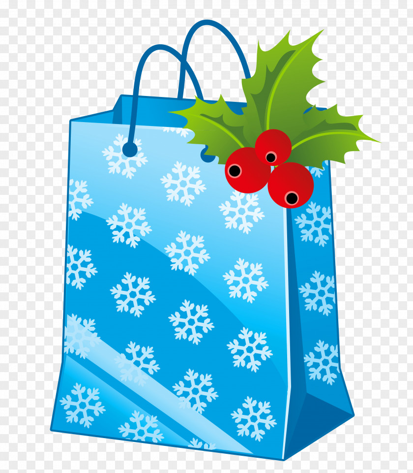 Packaging Christmas Gift Bag Clip Art PNG