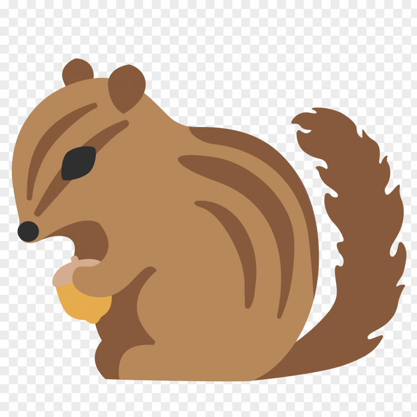 Squirrel Emoji Chipmunk Whiskers WhatsApp PNG
