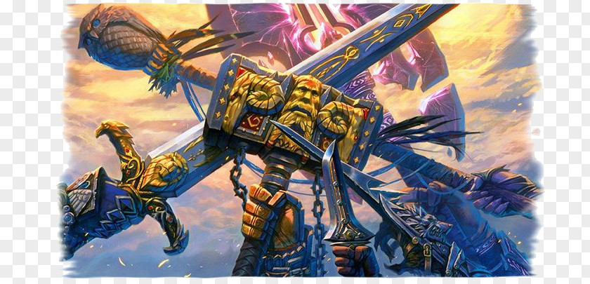 World Of Warcraft: Mists Pandaria Warcraft Trading Card Game Art Paladin Draenei PNG