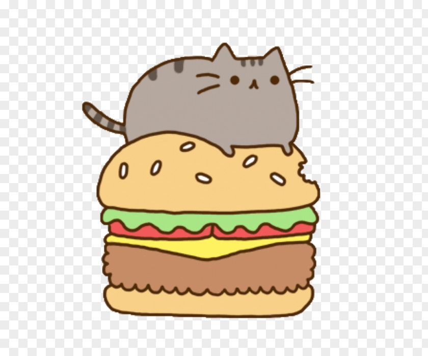 Cat Hamburger Cheeseburger Pusheen Fast Food PNG