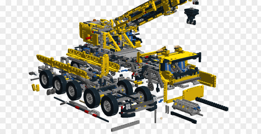 Lego Crane Mindstorms NXT EV3 Toy PNG