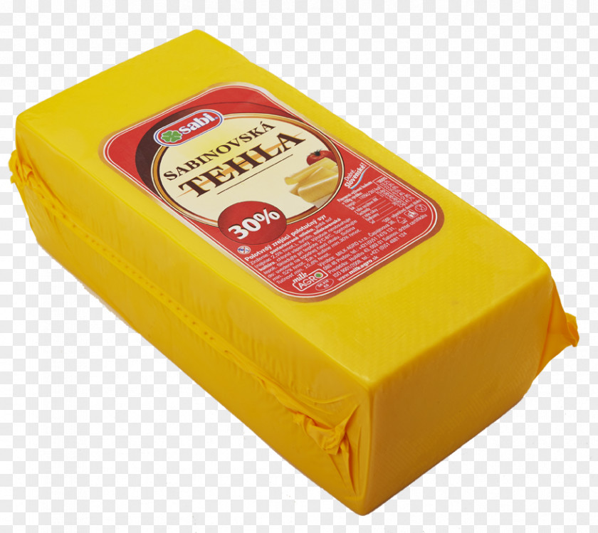 Milk Processed Cheese Gruyère Brick PNG