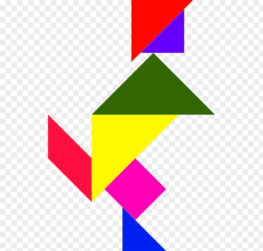 Pussle Tangram Clip Art PNG