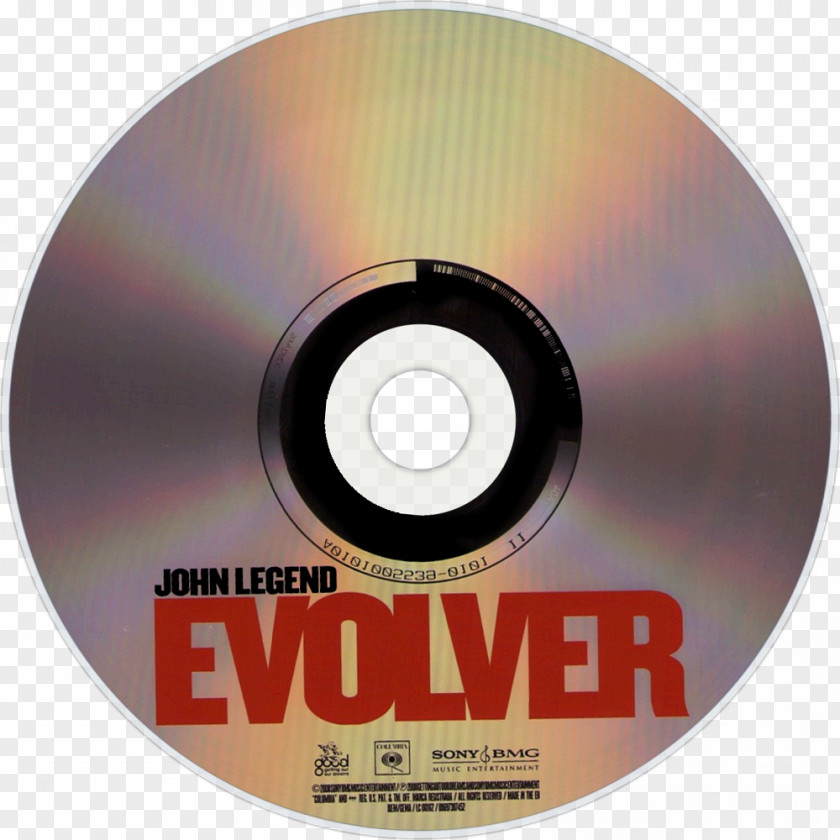 John Legend Compact Disc Evolver Album Text Logo PNG
