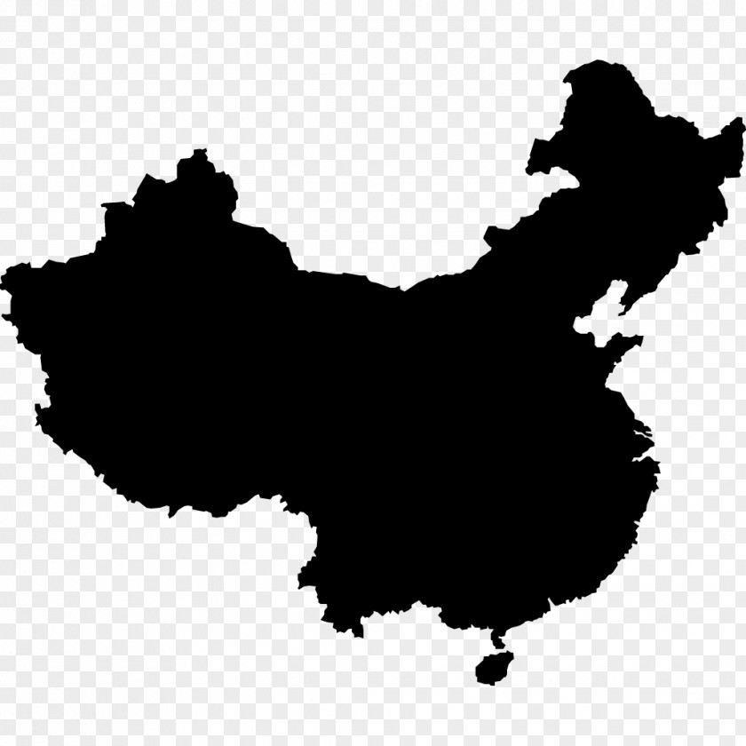 The Seven Wonders China Vector Map Drawing PNG