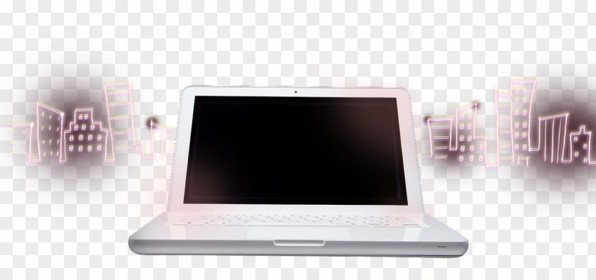 Cartoon Laptop Netbook Computer PNG