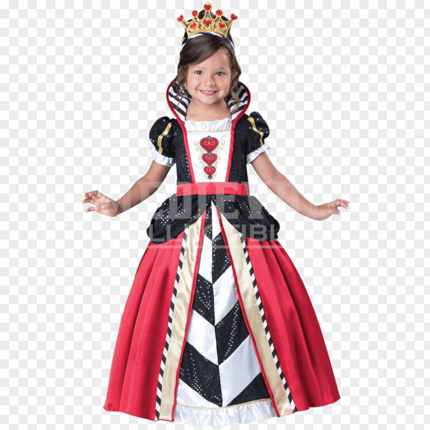 Child Queen Of Hearts Clothing Costume Red Toddler PNG