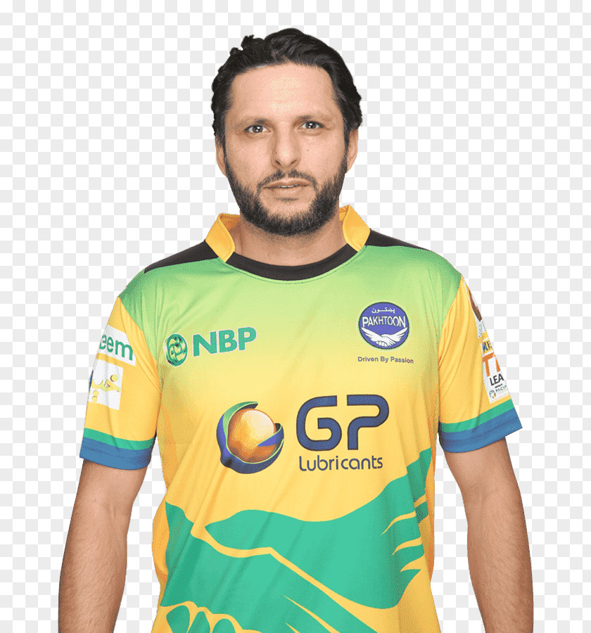 Cricket Shahid Afridi 2017 T10 League Jersey PNG