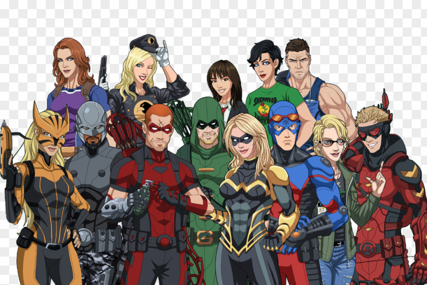 Felicity Smoak Green Arrow Black Canary John Diggle Comics Superhero PNG
