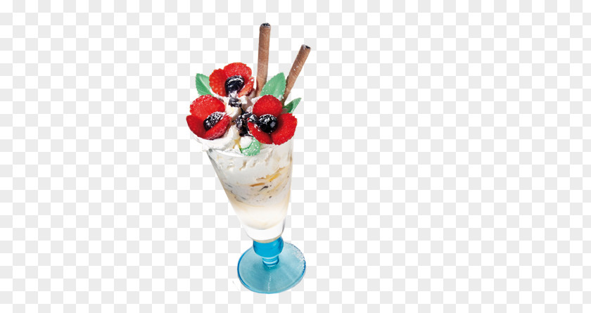 Grand Marnier Sundae Knickerbocker Glory Parfait Frozen Yogurt Ice Cream PNG