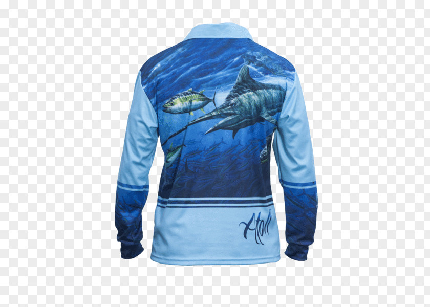 Hand-painted Sailing T-shirt Marlin Fishing PNG