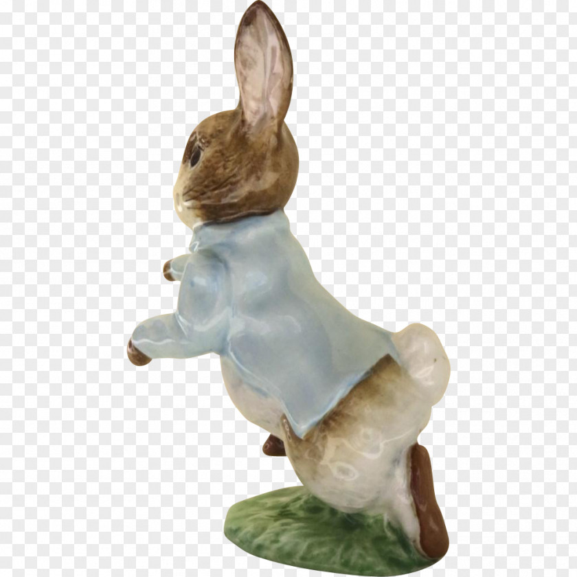 Peter Rabbit Beatrix Potter Hare Domestic Animal Figurine PNG