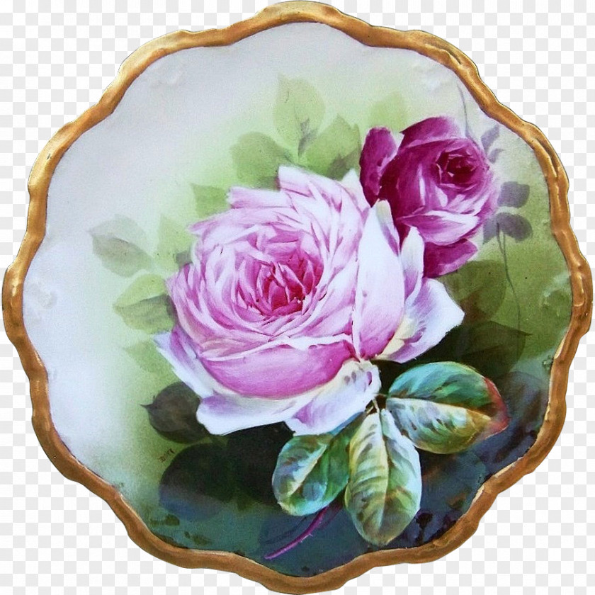 Vase Cabbage Rose Garden Roses Floral Design Cut Flowers PNG