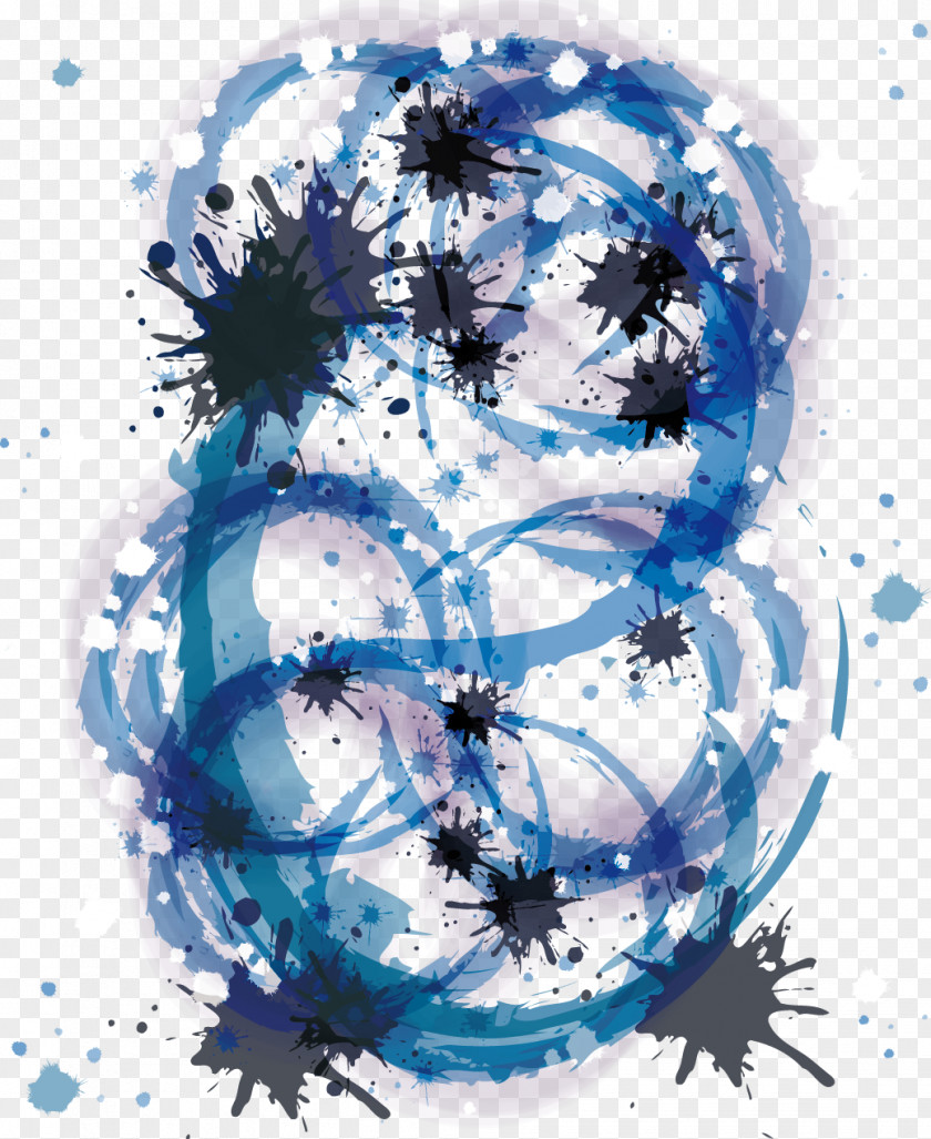 Blue Painted Graffiti Visual Arts Graphic Design Illustration PNG