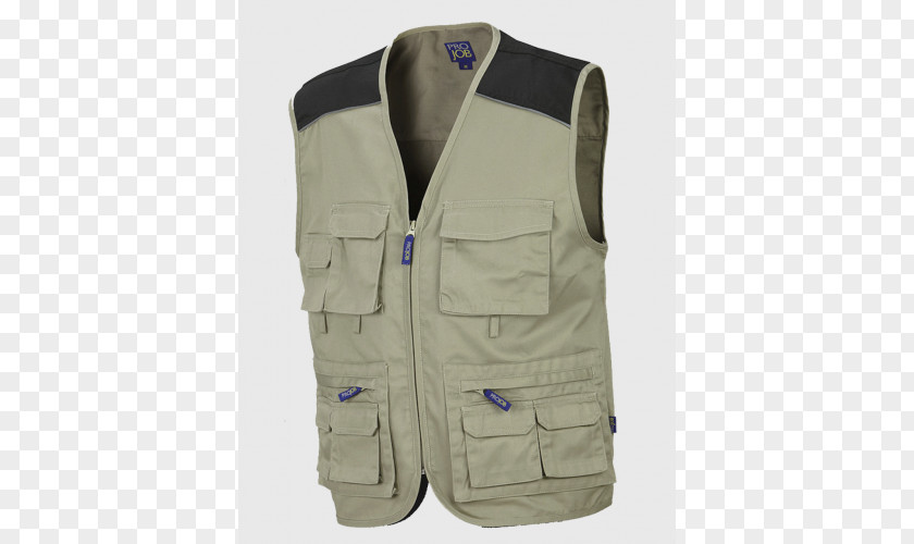 Broders Gilets Khaki PNG