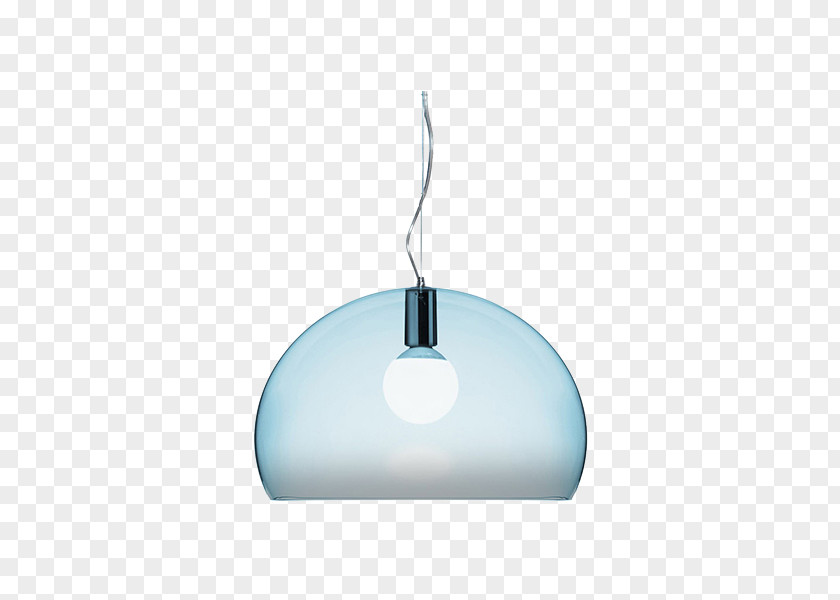 Ceiling Lamp Kartell Plastic Blue Violet PNG