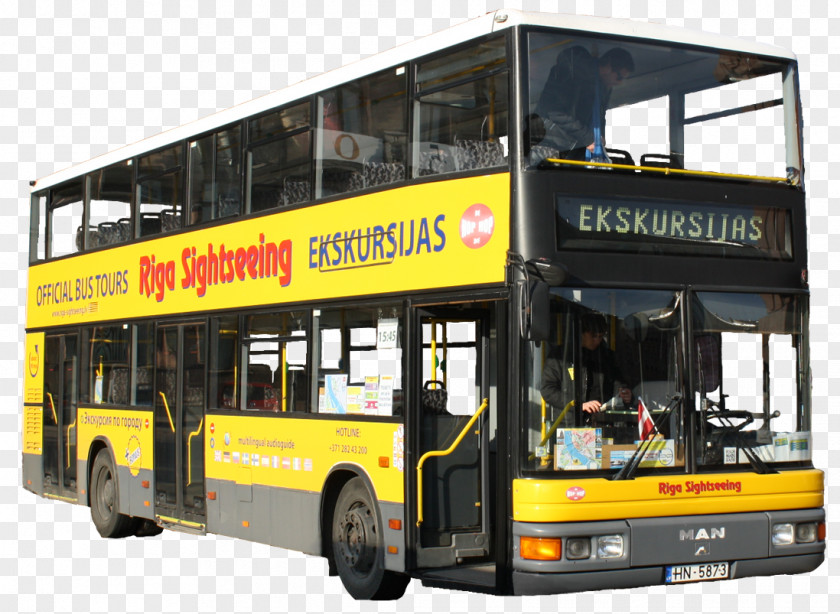 City Bus Image Double-decker PNG