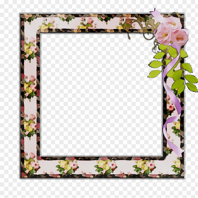 Floral Design Cut Flowers Picture Frames PNG