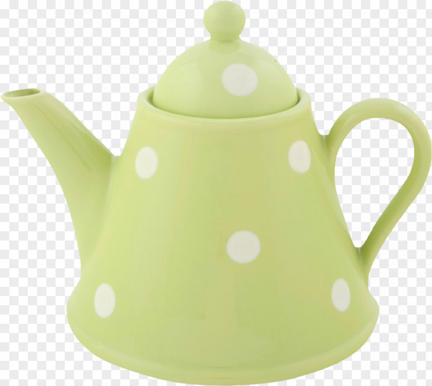 Green Tea Teapot Kettle PNG