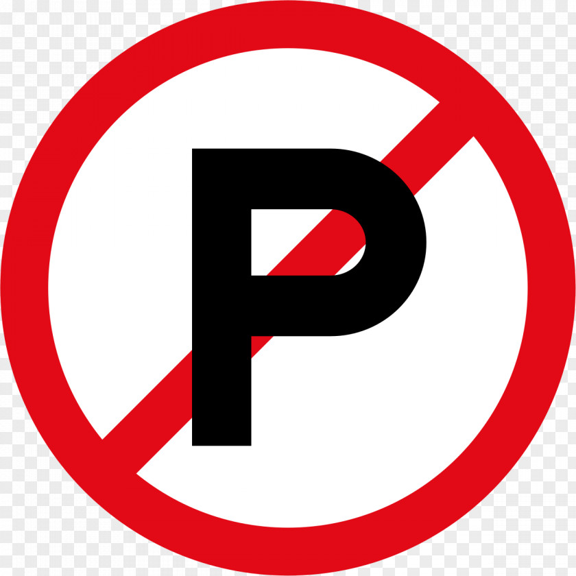 Parking South Africa Prohibitory Traffic Sign PNG