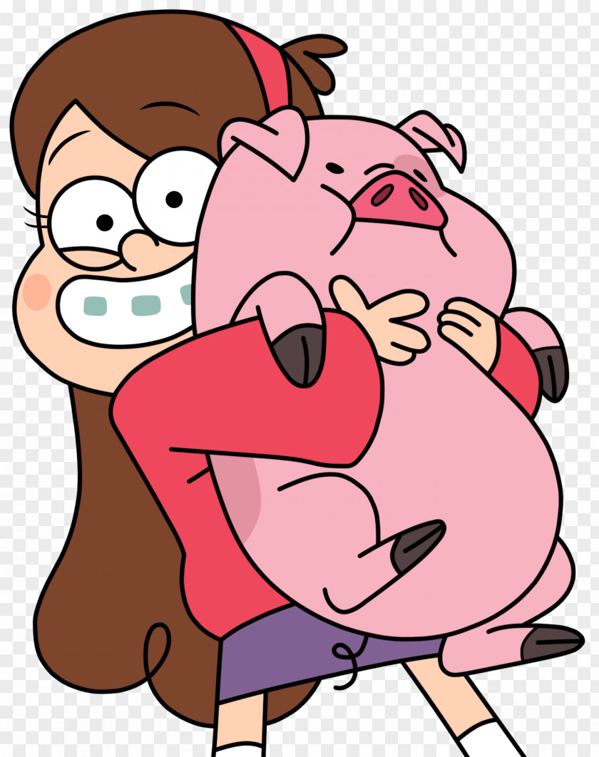 Pines Vector Mabel Dipper Waddles Grunkle Stan PNG