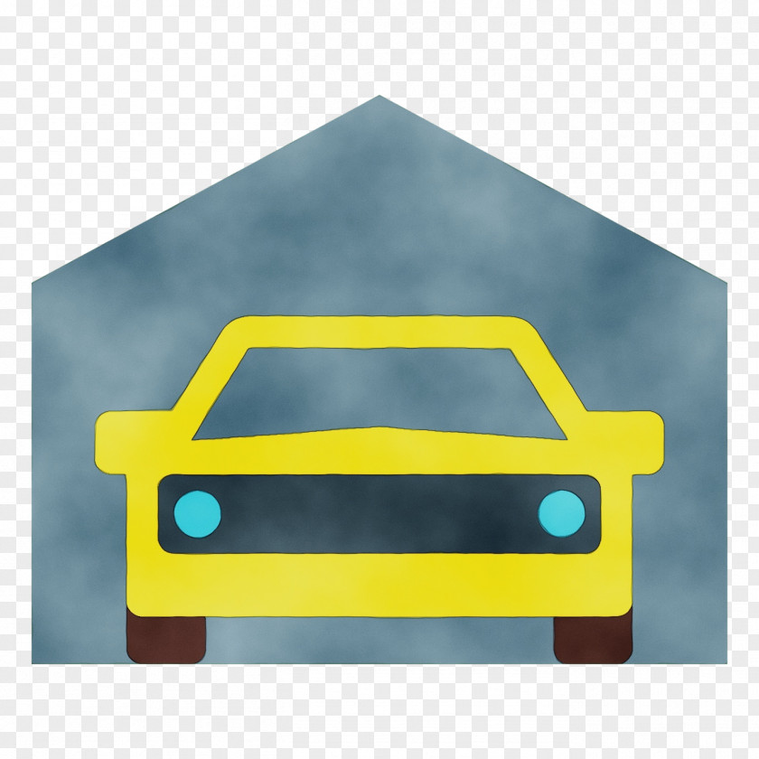 Sign Electric Blue Yellow Vehicle Door Car Parking PNG
