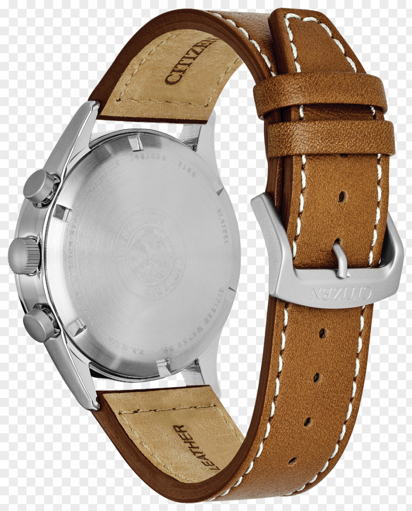 Watch Eco-Drive Strap Citizen Holdings Leather PNG
