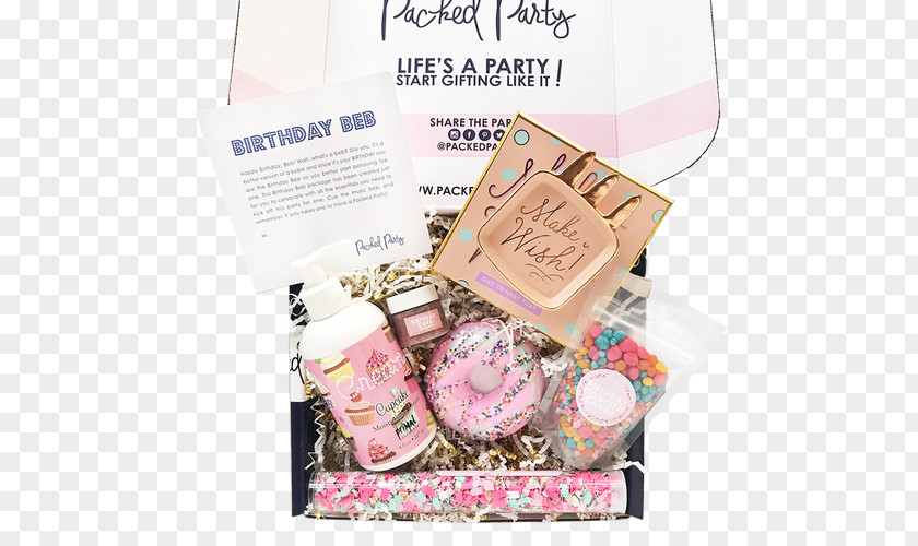 Birthday Food Gift Baskets Party Hamper PNG